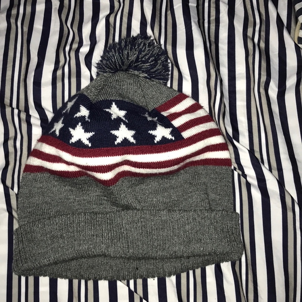 American Flag Beanie